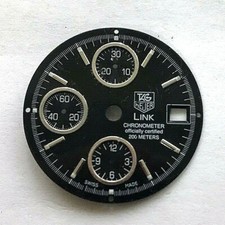 cadran TAG HEUER LINK chronographe dial chrono Zifferblatt 1er             