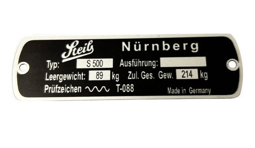 Steib plaque signalétique - plaque,