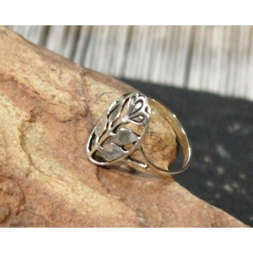 Toulhoat bague médaille - toulhoat, fleur