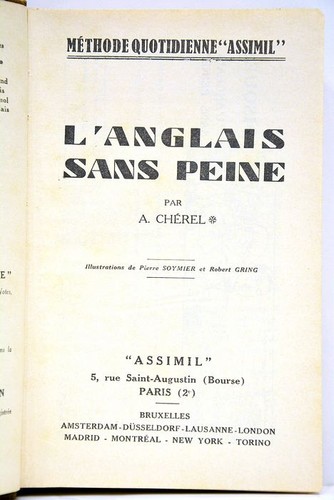 Chérel anglais sans peine - chÉrel,