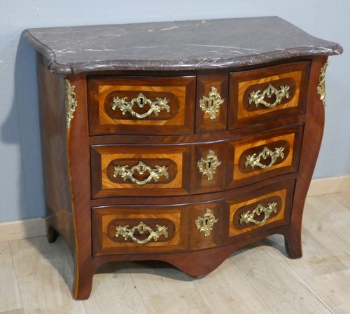 Commode louis estampillée - xv,