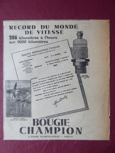 1931 pub bougie - bougie, champion