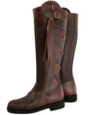 Bottes espagnoles avec semelle en caoutchouc antidérapante et coutures Goodyear 