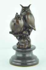 Statue Sculpture Chouette Hibou Oiseau Animalier Style Art Deco Style Art Nouvea