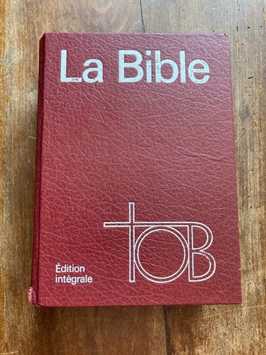 Bible tob édition - la,