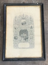 Ancien Cadre Tableau 50x36