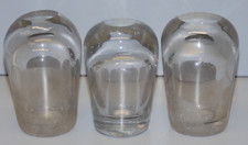 -3 ANCIENS BOUCHONS DE TONNEAU BONDES DE BARRIQUES VERRE Soufflé collection   D