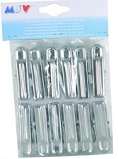 Lot 24 pinces à linge inox