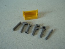 PLAYMOBIL vintage city chantier garage caisse jaune / outils sets 3524 3528 3532