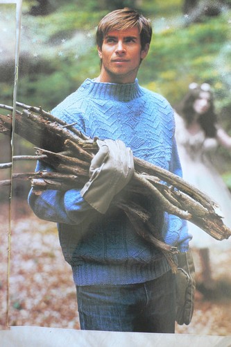 Pull homme motif tricot