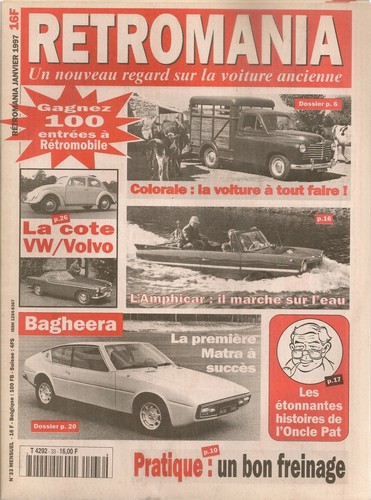 Retromania matra bagheera - 33,