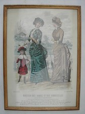 * TABLEAU SOUS VERRE FEMMES ET