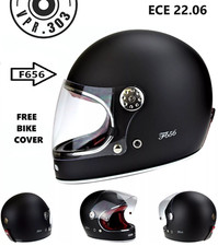 CASQUE DE MOTO EN FIBRE DE