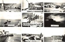 Arromanches - Pontons, digue, musée, plage, pistolets et péniches du débarquement