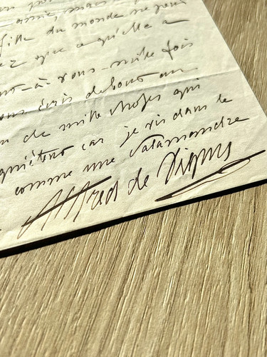 Alfred vigny belle lettre - de,
