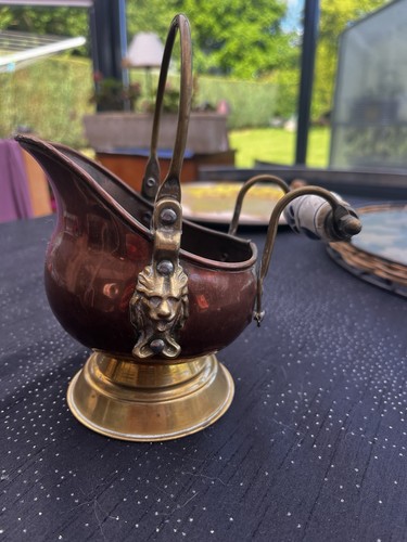 Chaudron cuivre laiton - cuivre,
