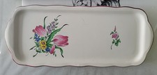 plat à cake en faience de