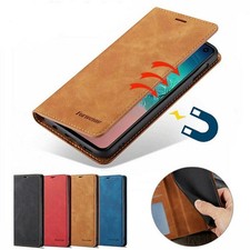 Etui Portefeuille Magnétique Housse à Rabat en Cuir pour Samsung Galaxy...