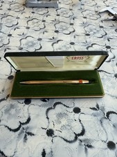 Stylo bille Cross Kodak de collection vintage  1980 Full Set Neuf  Plaque Or 10k