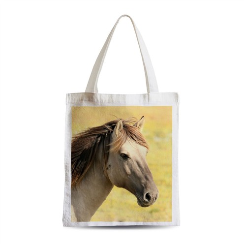Sac tissu beau cheval beige - en,