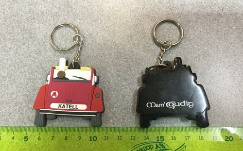 Porte cles clef key - key, caoutchouc