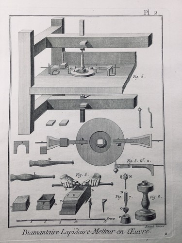 Diamantaire lapidaire 1779 - diamantaire,