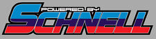 POWERED BY SCHNELL POUR BMW M3 MOTORSPORT 15cm AUTOCOLLANT STICKER SB035