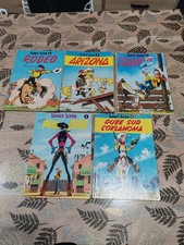 Lot De 5 BD Souple 1970's Dupuis Lucky Luke 2 , 3 ,4 ,8,14 Rodeo Morris Goscinny