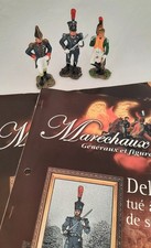 Lot De 3 Soldats En Plomb  HACHETTE Maréchaux D'empire N°113,112,111