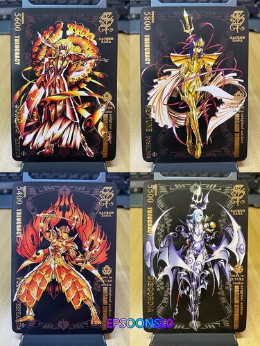 Saint seiya card gold stamping - seiya,