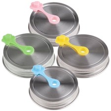  4 Pcs Couvercles De Bocaux