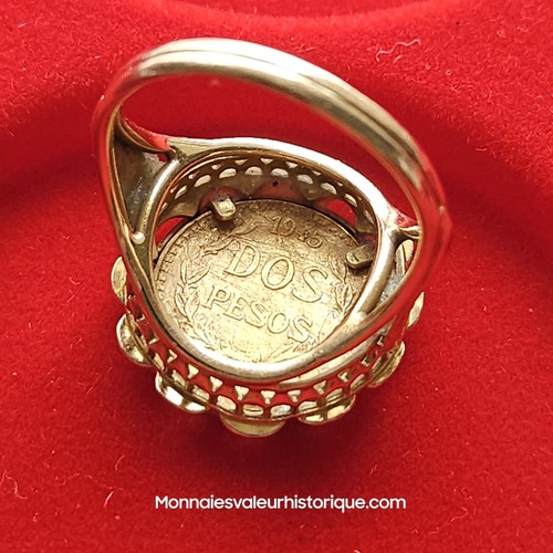 Bague or 18k avec - en,