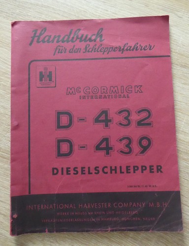 Cormick tractor d432 d439 - +,