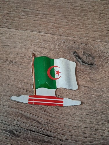 Plaque metal drapeau biscuits - plaque,