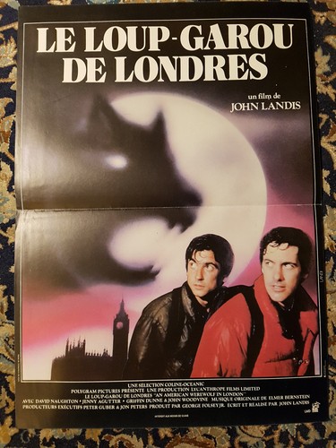 Affiche 1981 loup garou de - garou,