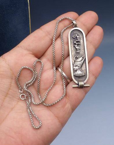 Collier pendentif cartouche - pendentif,