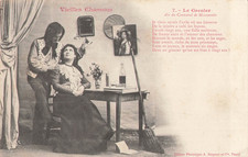 CP BERGERET VIEILLES CHANSONS LE GRENIER - TACHEE - 39939