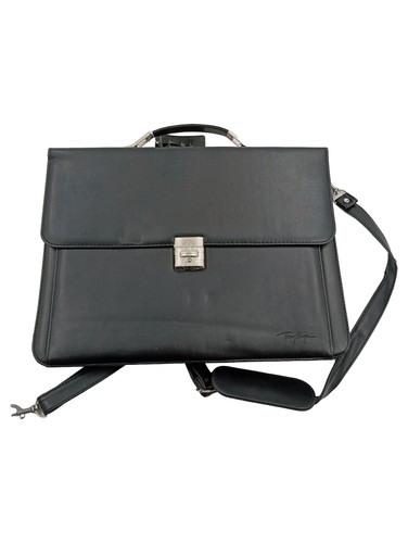 Serviette homme cuir noir - serviette,