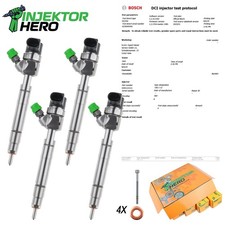 4x 0445110121 BOSCH Injecteur