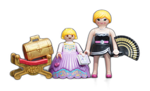 Playmobil figurine femme dame - figurine,