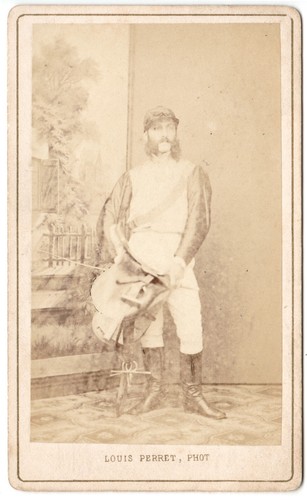 Jockey cavalier avec selle - jockey,
