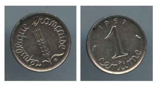 Old french coin pièce - /,
