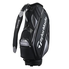 TaylorMade Austec Caddy Bag Noir/Gunmetallic Caddy Bag pour hommes 24SS