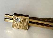 Pince Cravate doré carré