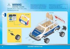 Playmobil pièce détaché pour la voiture de police 6920