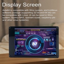 USB2 LCD AIDA64 Châssis Écran 3.5" IPS LCD Moniteur Sous-Écran PC