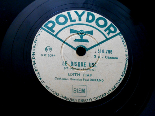 Edith piaf disque - edith,