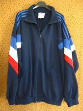 Veste Adidas 90'S Marine Equipe de France Vintage Oldschool Jacket - 192 / XXL
