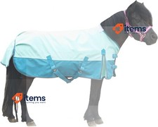 Couverture De Poney/Shetty Gallopoff 1200D Sans Rembourrage Légère Verte