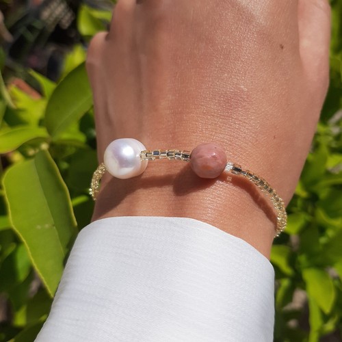 Bracelet fin perle culture - bracelet,